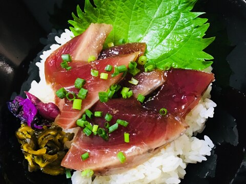 ＊カツオの漬け丼＊